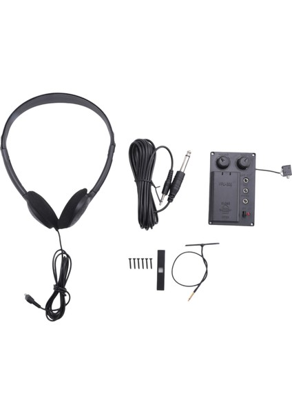 Elektrik Keol Sessik Eq Pıckup Pıezo Kulaklık ve Fiş Deliği Kablosu Seti (Yurt Dışından)