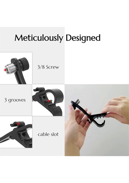 Şok Geçirmez Davul Mikrofon Klipsi 4pcs, Mikrofon Standı Için Ayarlanabilir Davul Mikrofon Kiti ve Mikrofon Tutucu, Universal Mikrofon Kelepçesi (Yurt Dışından) modelleri