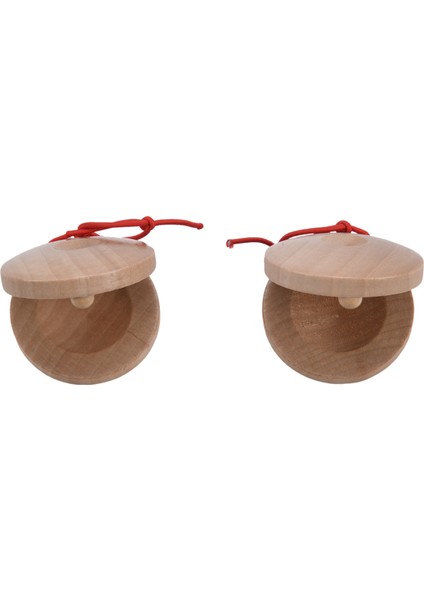 Bir Çift Ahşap Flamenko Müzik Aleti Ahşap Renk Perküsyon Enstrümanı (Yurt Dışından)