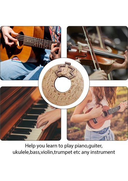 Ahşap Melodi Aracı Müzik Enstrümanı Ahşap Melodi Üreticisi Beşinci Tekerlek, Daire Ahşap Tekerlek ve Müzikal (Yurt Dışından) fırsatları