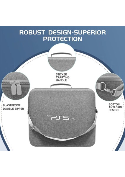 PS5PRO Ana Bilgisayar Aksesuarları Eva Darbeye Dayanıklı ve Düşmeye Dayanıklı Kullanışlı Saklama Çantası (Yurt Dışından) modelleri