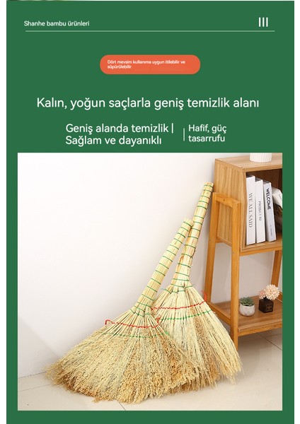 Altın Ipek Miao Dokuma Ev Eski Moda Kalınlaşmış Süpürge (Yurt Dışından) modelleri