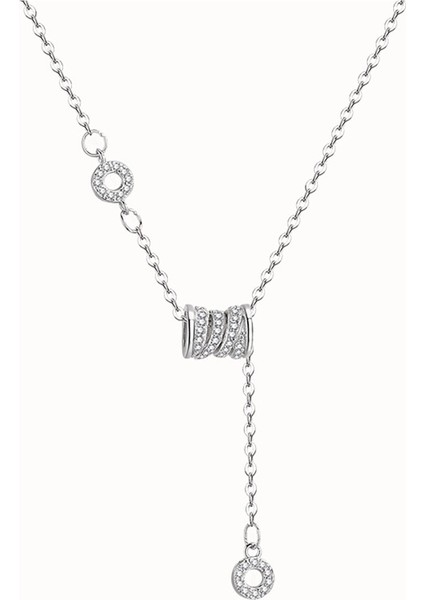 Şanslı Küçük Bel Elmas Kolye, Kadın Tarzı, Tüm Uyumlu, Yüksek Kaliteli Kolye Modası, Köprücük Kemiği Zinciri Niş (Yurt Dışından)