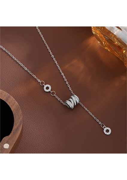 Şanslı Küçük Bel Elmas Kolye, Kadın Tarzı, Tüm Uyumlu, Yüksek Kaliteli Kolye Modası, Köprücük Kemiği Zinciri Niş (Yurt Dışından) fiyatları