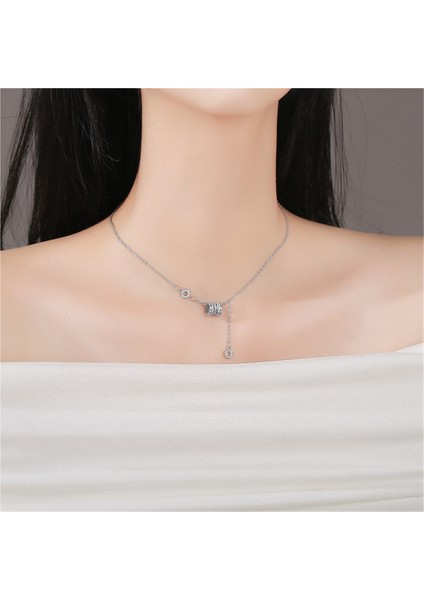 Şanslı Küçük Bel Elmas Kolye, Kadın Tarzı, Tüm Uyumlu, Yüksek Kaliteli Kolye Modası, Köprücük Kemiği Zinciri Niş (Yurt Dışından) modelleri