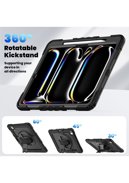 iPad Pro 13 2024 Için Silikon Hibrit Pc Tablet Kılıfı (Yurt Dışından) indirimleri