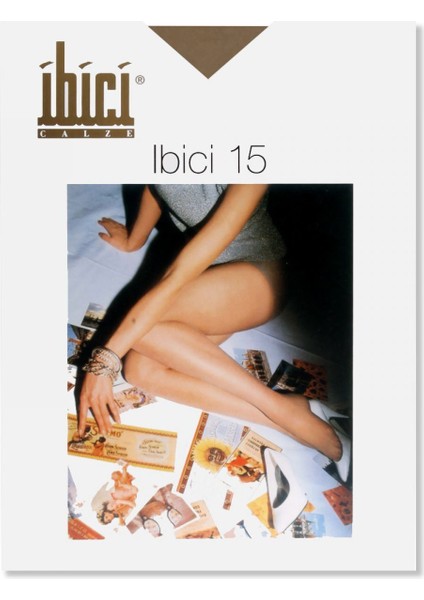 15 Den. Görünmez Külotlu Çorap - Ten - 1