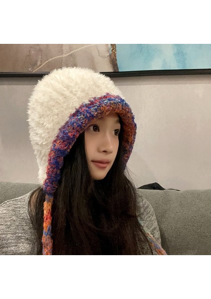 Kore Tarzı Moda Kadın Moda ve Çok Yönlü Sonbahar ve Kış Peluş Şapka (Yurt Dışından) modelleri