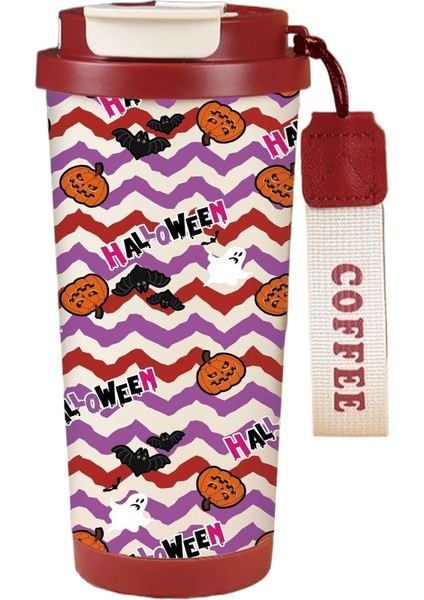 316 Paslanmaz Çelik Cadılar Bayramıtermos Fincan Kahve Fincanı (Yurt Dışından)