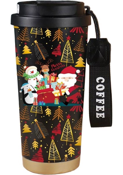 316 Paslanmaz Çelik Noel Termos Fincan Kahve Fincanı (Yurt Dışından)