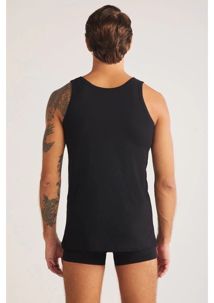 Henry Askılı 2'li Basic Erkek Atlet %100 Pamuk modelleri