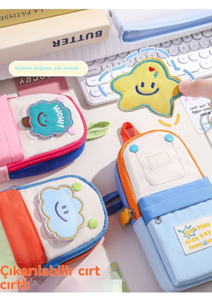 Ilkokul Öğrencileri Için Yeni Küçük Okul Çantası Büyük Kapasiteli Kırtasiye Çantası Kalem (Yurt Dışından) fırsatları