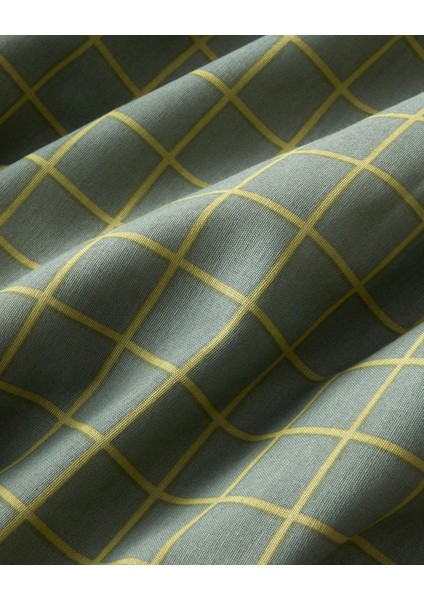 Checkmate Kolay Ütülenir Çift Kişilik Nevresim Seti 200X220 cm Yeşil indirimleri