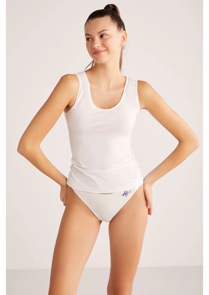 Basic Singlet Pamuklu Kalın Askılı Kadın Atlet fiyatları