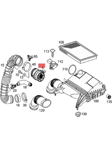 Mercedes-Benz Sprinter Cdı Için Araba Kütle Hava Akış Ölçer Maf Sensörü 0281002896, A0000943248 (Yurt Dışından) fırsatları