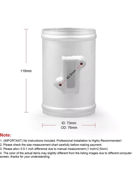 Nissan Honda Ford Için 3inch 76MM Hava Akışı Sensörü Montaj Adaptör Emme Ölçer Montaj Taban (Yurt Dışından) modelleri