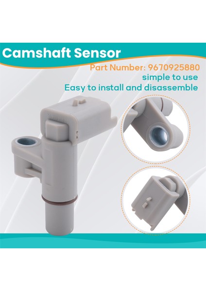 9670925880 Peugeot 307 308 408 19208W Için Araba Eksantrik Mili Konum Sensörü Faz Sensörü (Yurt Dışından) indirimleri