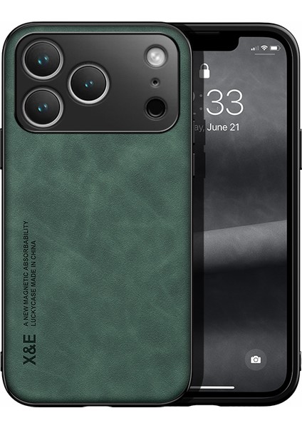 iPhone 17 Pro Cilt Hissi Araba Manyetik Emme Cep Telefonu Kılıfı (Yurt Dışından)