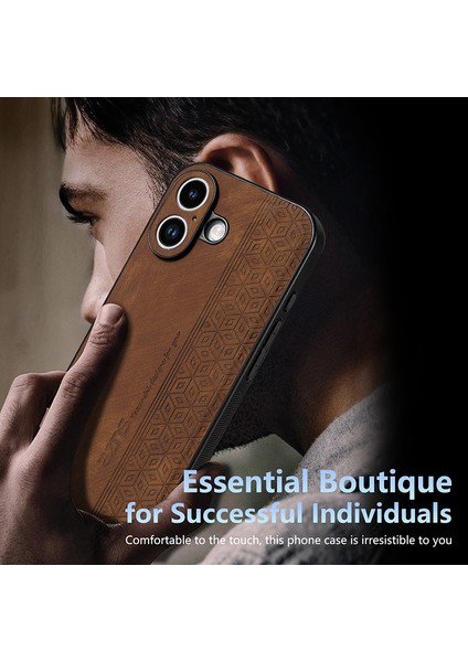 iPhone 17 Retro Kabartmalı Desen Pu Cep Telefonu Kılıfı (Yurt Dışından) fırsatları