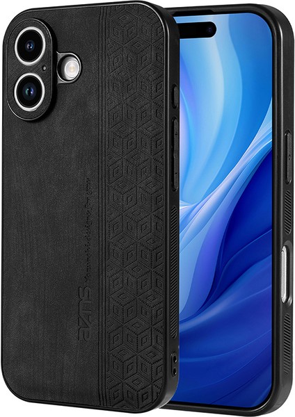 iPhone 17 Retro Kabartmalı Desen Pu Cep Telefonu Kılıfı (Yurt Dışından)