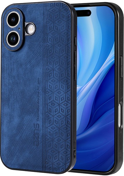 iPhone 17 Retro Kabartmalı Desen Pu Cep Telefonu Kılıfı (Yurt Dışından)