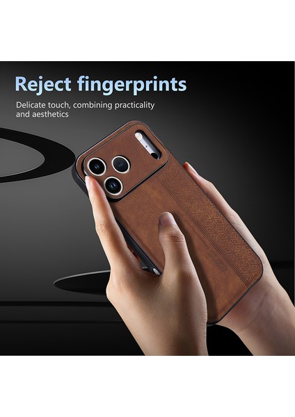 iPhone 17 Pro Retro Kabartmalı Desen Pu Cep Telefonu Kılıfı (Yurt Dışından) fiyatları