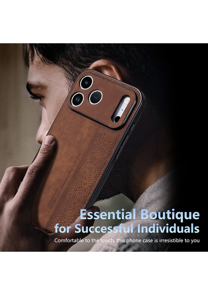 iPhone 17 Pro Retro Kabartmalı Desen Pu Cep Telefonu Kılıfı (Yurt Dışından) indirimleri