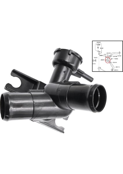 25329-F9100 Kia Rio Için Kapalı Soğutucu Dolgu Boyun Montajı 2018-2023 Hyundai Accent 2018-2023 1.6l L4 25329 F9100 (Yurt Dışından) indirimleri