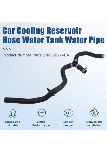 Araba Soğutucu Rezervuar Hortumu GJ7Z8075D GJ7Z-8075-D Ford Lincoln Mkc 2.0t 2017-2019 Su Deposu Kettle Su Borusu (Yurt Dışından) indirimleri