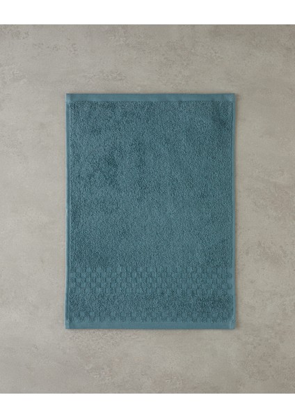 Border Check Pamuk El Havlusu 30X40 cm Petrol