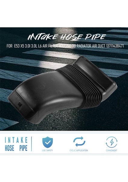Bmw E53 X5 3.0ı Için 3.0l L6 Hava Filtresi Muhafazası Radyatör Hava Kanalı 13711438471 (Yurt Dışından) fırsatları