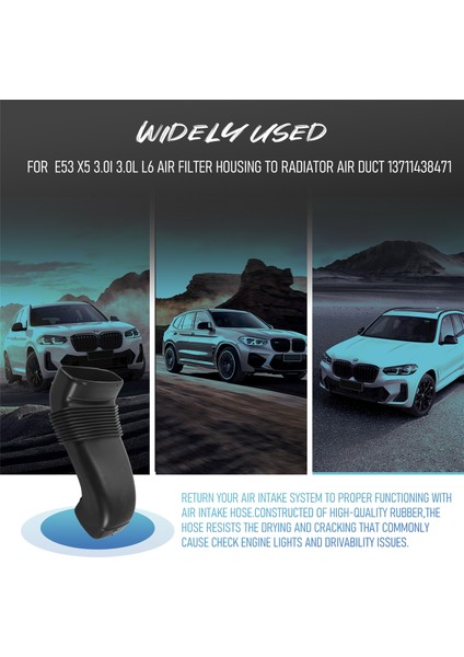 Bmw E53 X5 3.0ı Için 3.0l L6 Hava Filtresi Muhafazası Radyatör Hava Kanalı 13711438471 (Yurt Dışından) indirimleri