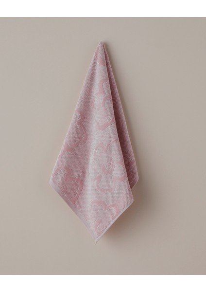 Velvet Bloom Pamuk Yüz Havlusu 50X80 cm Pembe