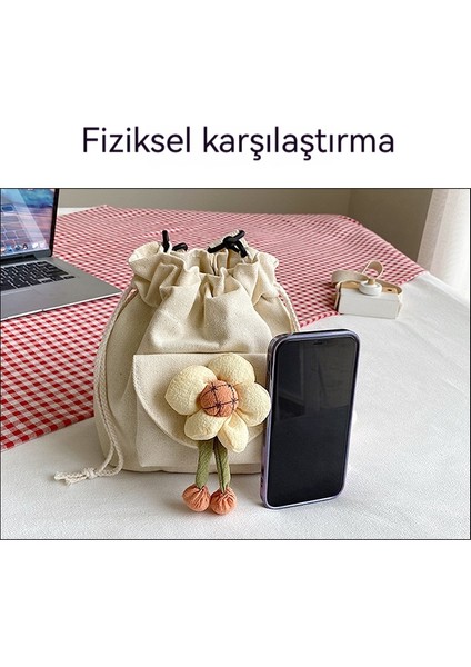 Kanvas Mini Kadın Moda Yüksek Görünümlü Omuz Çantası (Yurt Dışından) fiyatları