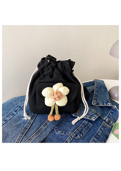 Kanvas Mini Kadın Moda Yüksek Görünümlü Omuz Çantası (Yurt Dışından) fiyatları