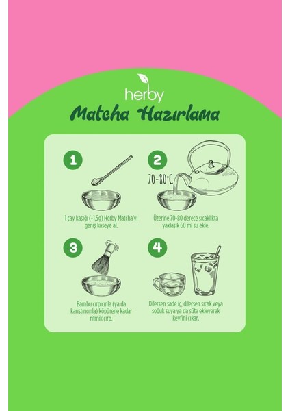 Premium Matcha Çilek ve Vanilya Aromalı 2'li modelleri