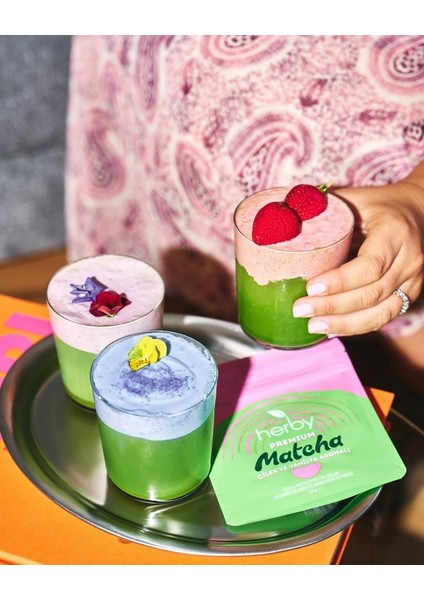 Premium Matcha Çilek ve Vanilya Aromalı 2'li indirimleri