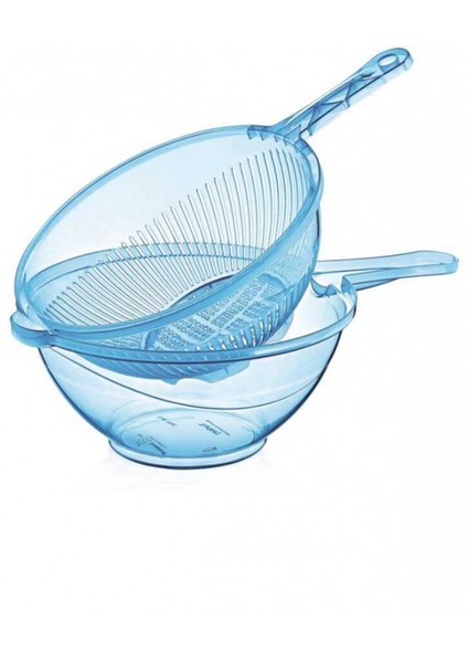 Yuvarlak Çiftli Süzgeç Şeffaf -ÇNK1501