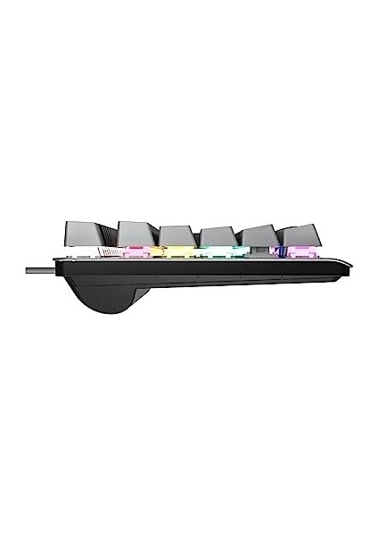 GK304 USB Kablolu Red Switch Mekanik Oyuncu Klavyesi - Makro Tuş Atamalı, Rgb LED Aydınlatmalı, Qwerty Türkçe Tuş Dizilimi, Gaming Türkçe Q Klavye Siyah Ağırlıklı Siyah & Gri modelleri