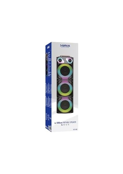 10W 6000 Mah Ledli Taşınabilir Bluetooth Hoparlör BTS-340 fiyatları