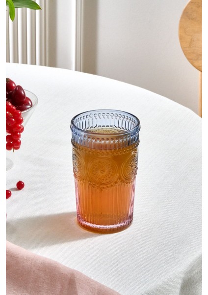 Sunflower Meşrubat Bardağı 332 ml Mavi Pembe