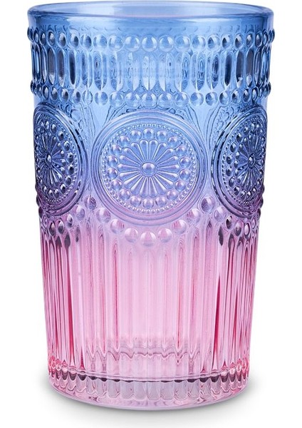 Sunflower Meşrubat Bardağı 332 ml Mavi Pembe