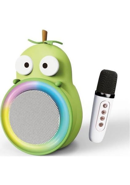 20W 2400 Mah Karaoke Mikrofonlu Ledli Bluetooth Hoparlör BTS-251