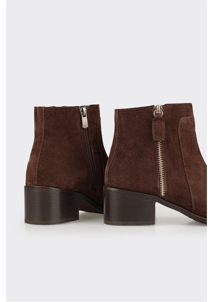 Kahve Deri Kadın Klasik Bot fırsatları