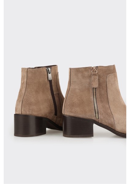 Vizon Deri Kadın Klasik Bot fırsatları