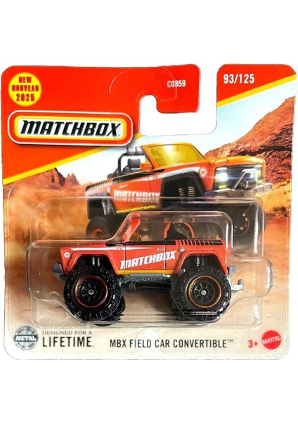 1:64 Tekli Arabalar Mbx Fıeld Car Convertıble - JBR03