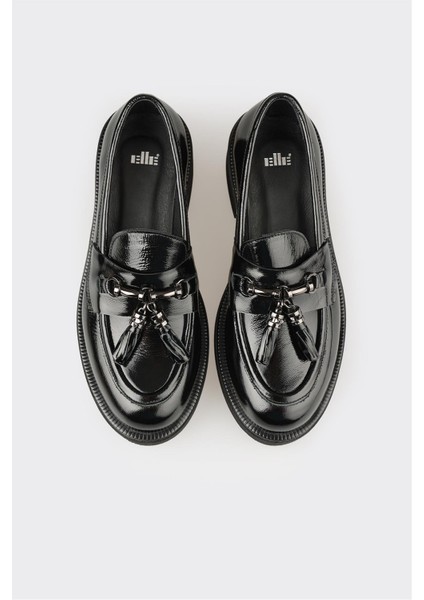 Siyah Deri Kadın Günlük Ayakkabı fırsatları