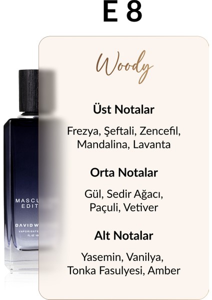 E8 Navigeteur 100 ml Erkek Parfüm | Woody fiyatları