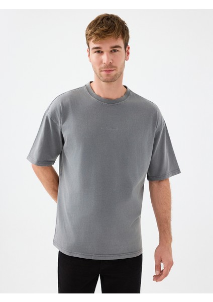 Oversize Fit Erkek Tshirt K.kol