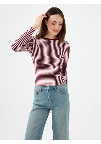 Slim Fit Kadın Tshirt U.kol